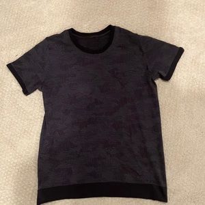 Black Camo-Patterned Lululemon Shirt